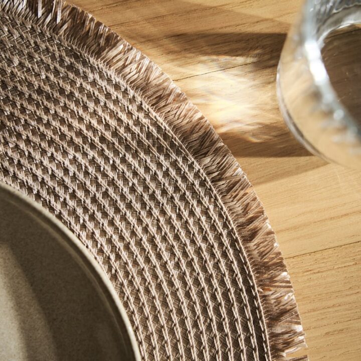 Gofis Σουπλά Σχέδιο-122 Round 38 cm. Beige