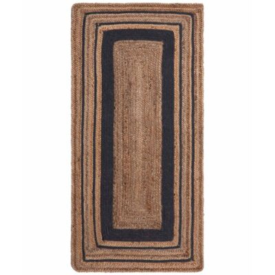 Χαλί Natural Jute Black 1728 60 x 130 cm.