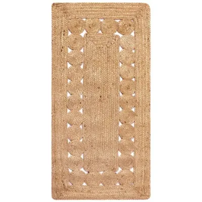 Χαλί Natural Jute Light grey 1761 60 x 130 cm.